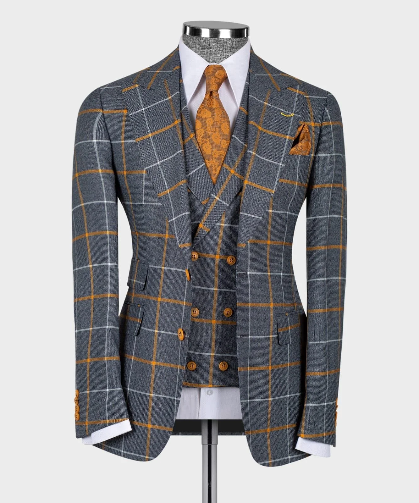 blue sparkly dress zara Scott Men's Blue 3-Piece Tweed Check Suit: Buy Online