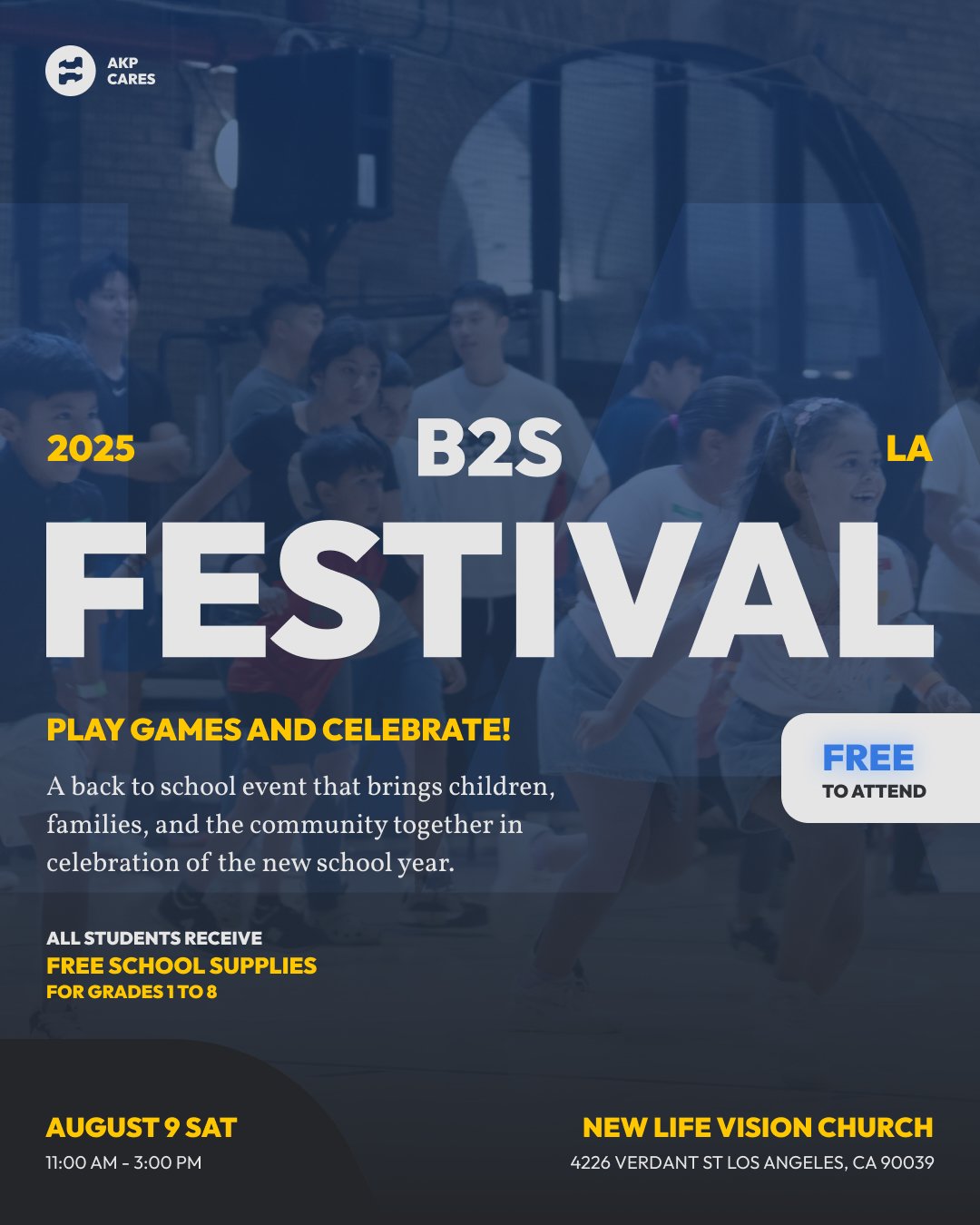 AKP Sports Foundation to Host its 3rd Annual Back2School Invitation + Festival in Los Angeles