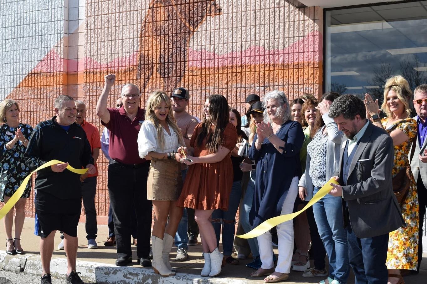 We had a perfect little ribbon cutting ceremony yesterday!! Thank you to all who have helped us get to this point🤍 get ready for the big party on April 22!!