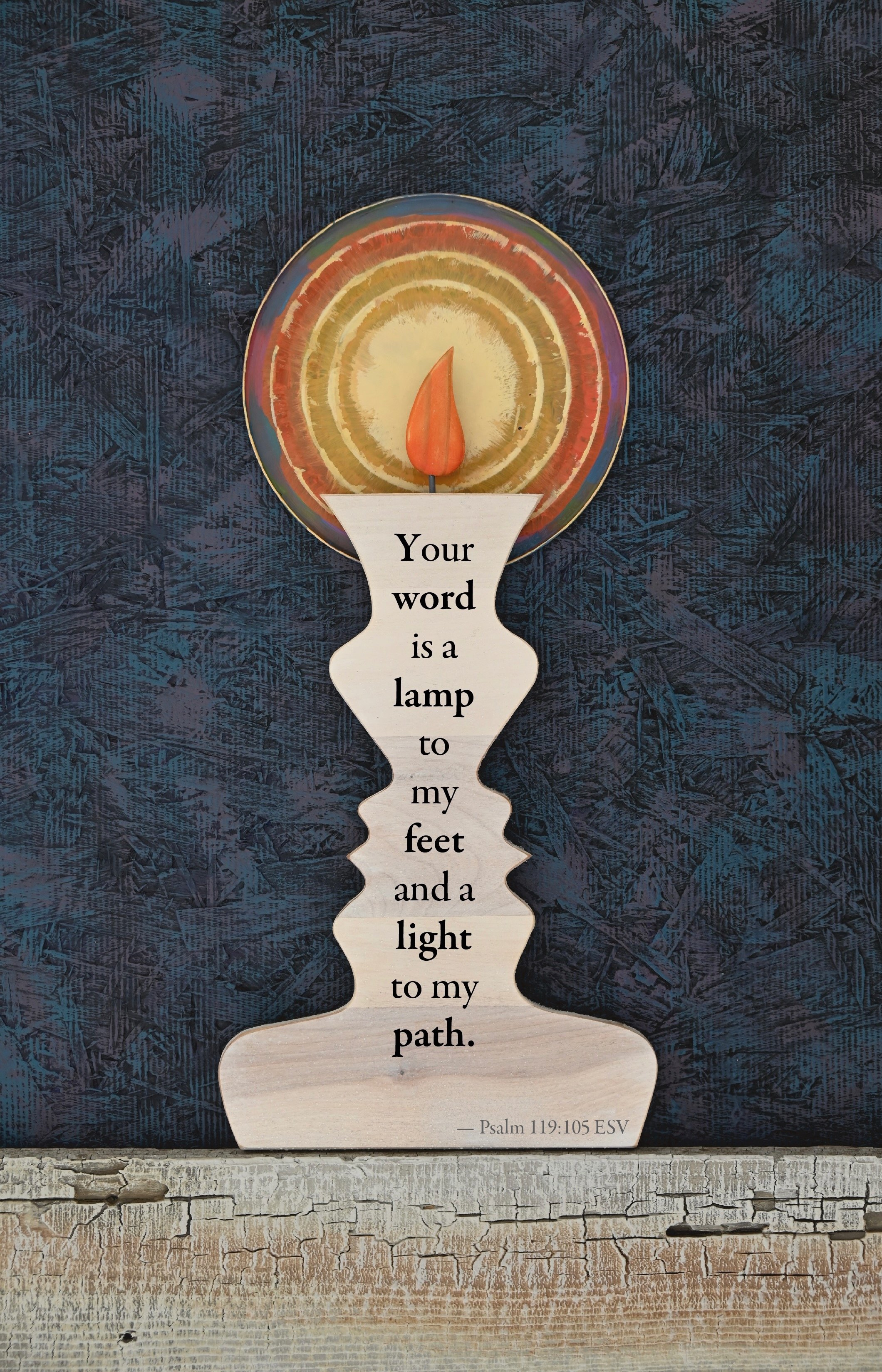 God’s Word — “Your word is a lamp to my feet and a light to my path.” (Psalm 119:105 ESV) God’s Word sheds light on His loving character, giving us a path to whole and meaningful life. However, we are self centered, tangible human beings that struggl