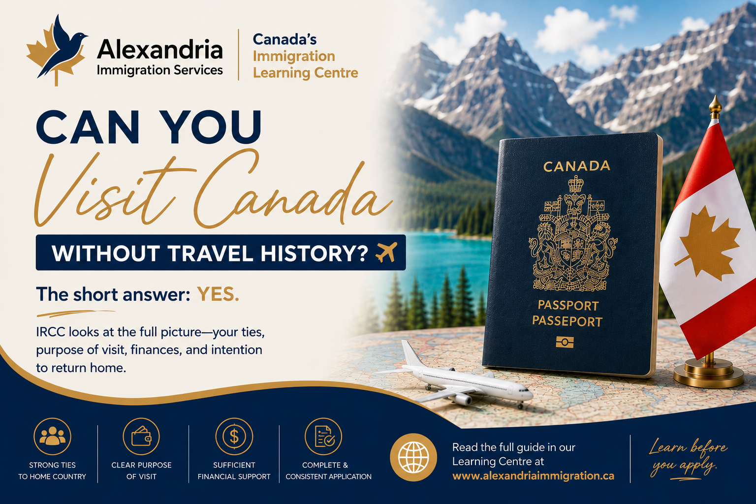 Can You Visit Canada Without Travel History? 