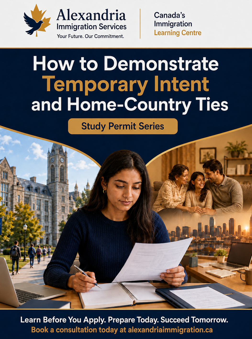 How to Demonstrate Temporary Intent and Home-Country Ties in a Canadian Study Permit Application</span>