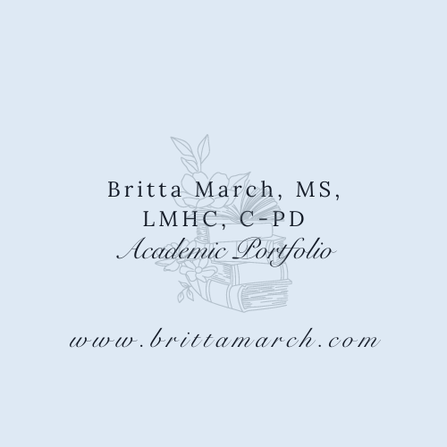 Britta March, MS, LMHC Portfolio