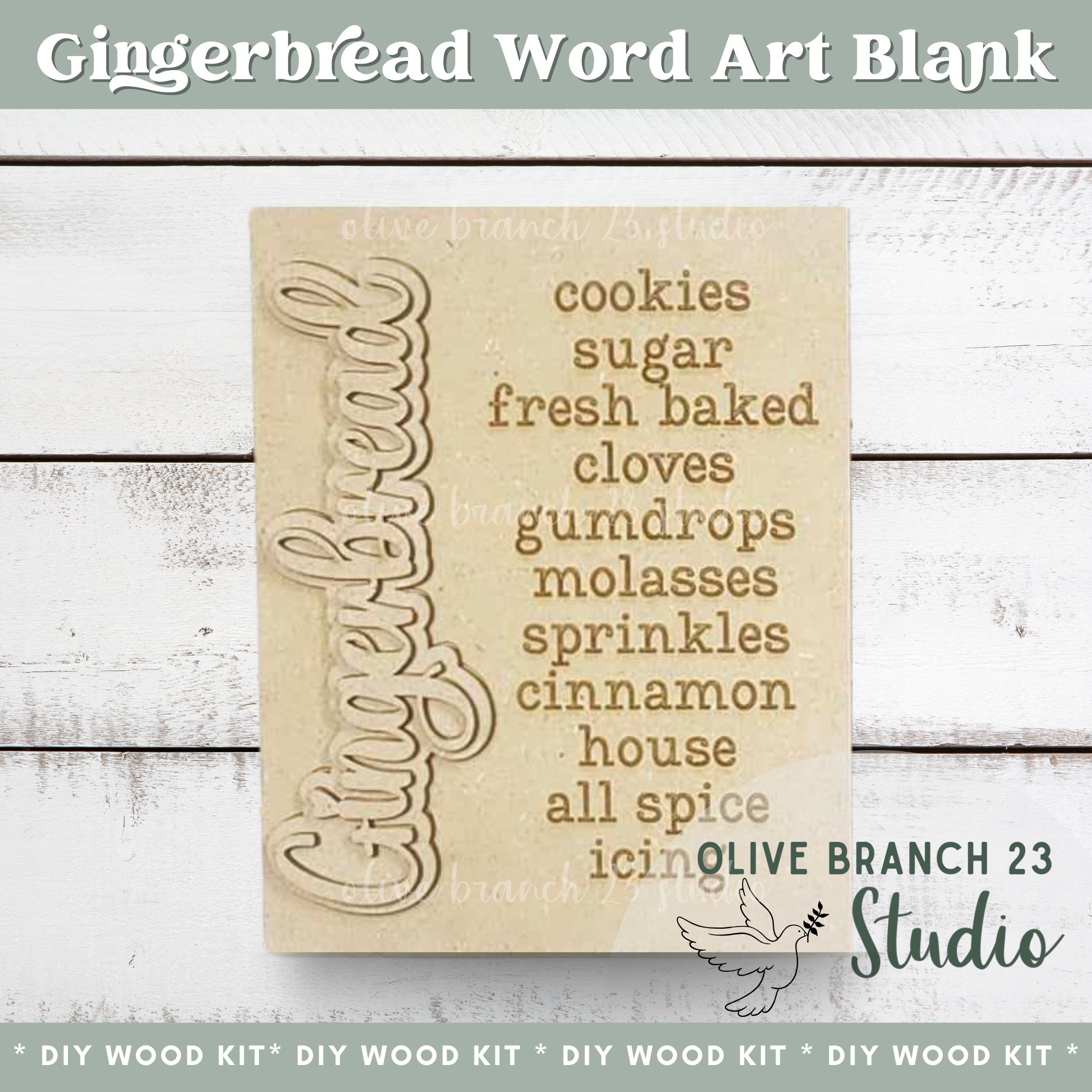 Gingerbread Word Art Insert.png