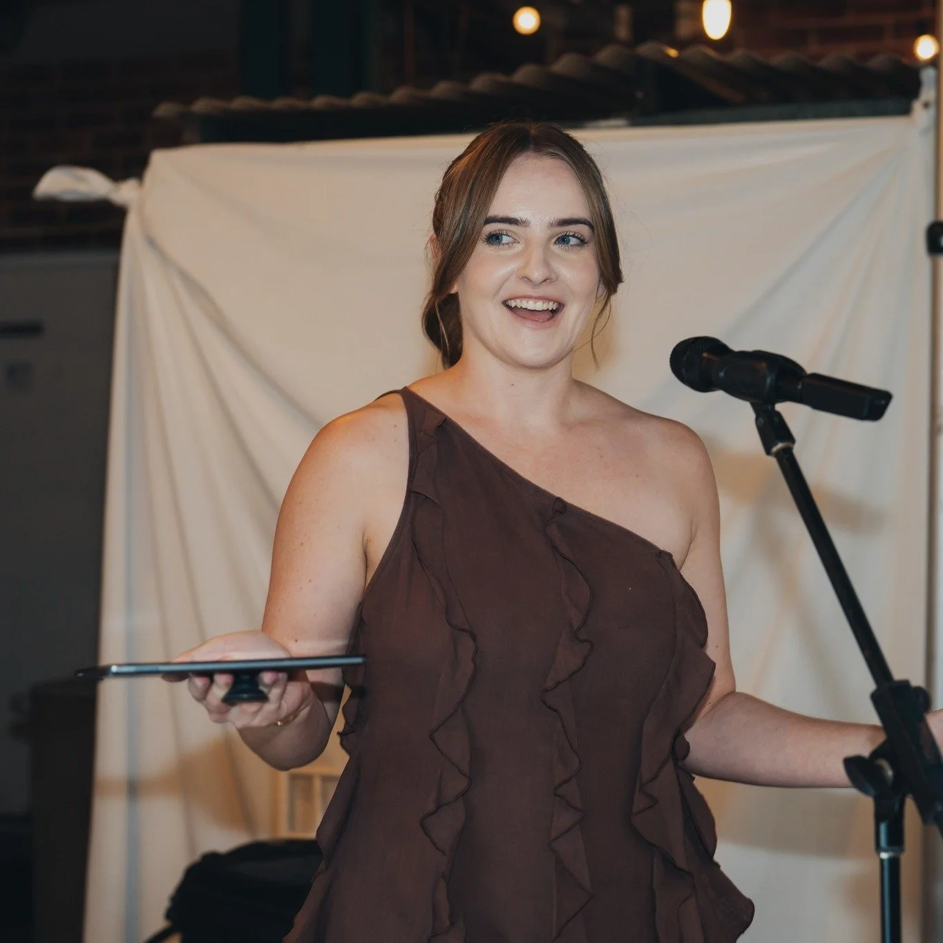 Did you know I also MC?
Let your loved people relaaaaaax and hire me instead. 
Ceremony - Cocktail hour - MC
All inclusive
Ready to go when you're ready to go ❤️‍🔥
Images: @lovebirdmedia 
Venue: @theswansrestaurant 
Dj: @off_the_wall_promotion