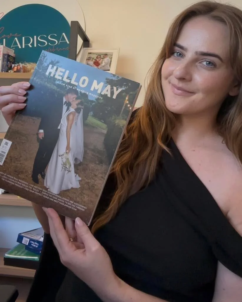 LOVE BY LARISSA x HELLO MAY ✨ 
So excited to be featured in issue 41 of the iconic @hellomaymagazine 

After working alongside @peggysaas for Holly and Dan&rsquo;s vibrant, gorgeous wedding I was approached by the editor and asked if I&rsquo;d like t