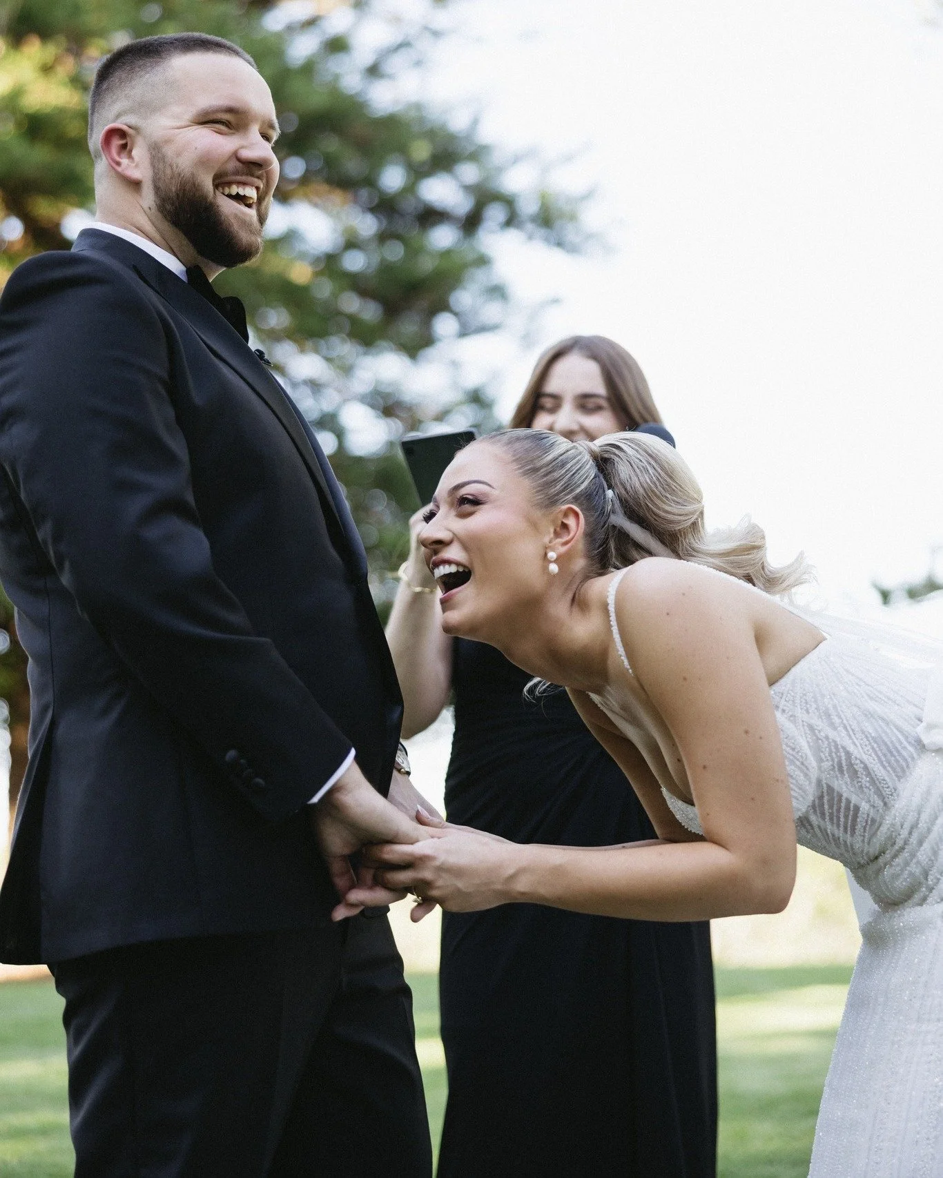 Marcel and Samantha 
These two were dream to work alongside - full of heart, banter and true respect and devotion for each other 🥹

📸 @mitchandtijana 
Planning @little.things.events 
Venue @nikolaestateweddings  @nikolaestate 
Bride and Groom: @onn