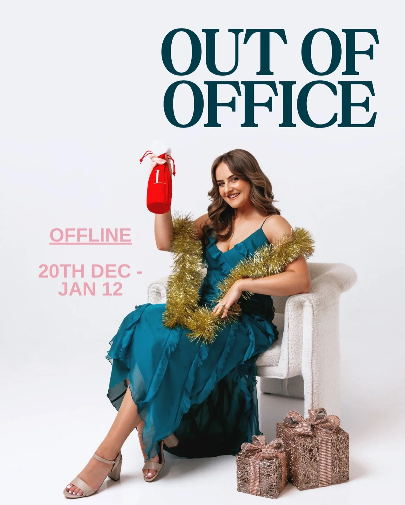 After a gigantic year I have decided to fully step away from social media and emails over the break so I can truly disconnect and relax.

If you need anything please reach out before Dec 20th ❤️

Wishing you all relaxation and time with the people yo