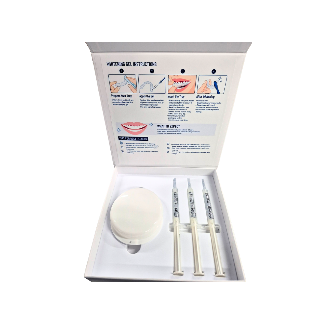 Professional At-Home Teeth Whitening Kit | Up to 12 Shades Whiter | Pure  White Advanced  Pure White Advanced Teeth Whitening