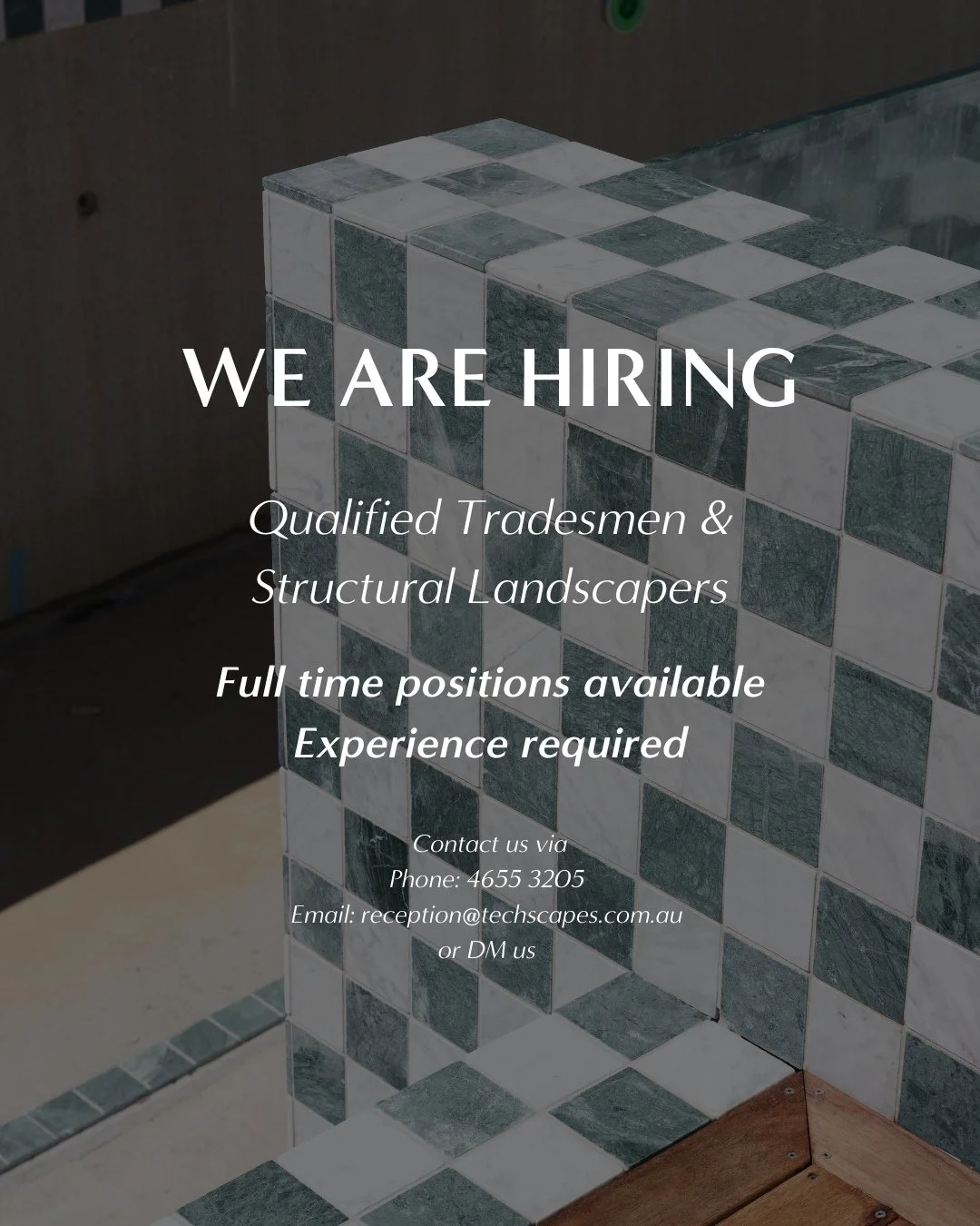 Full time positions are now available on our team! If you're an experienced tradie who's passionate about creating quality pools and lanscapes, this position is for you!⁠
⁠
Contact us via phone, email or DM to find out more!