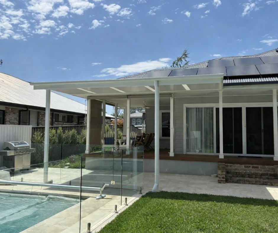 It's our absolute privilege to revisit former clients and continue to make their luxury living dreams come true!⁠
⁠
Our clients at The Oaks were loving the work we had previously done on their backyard, however felt that they were lacking a shaded ar
