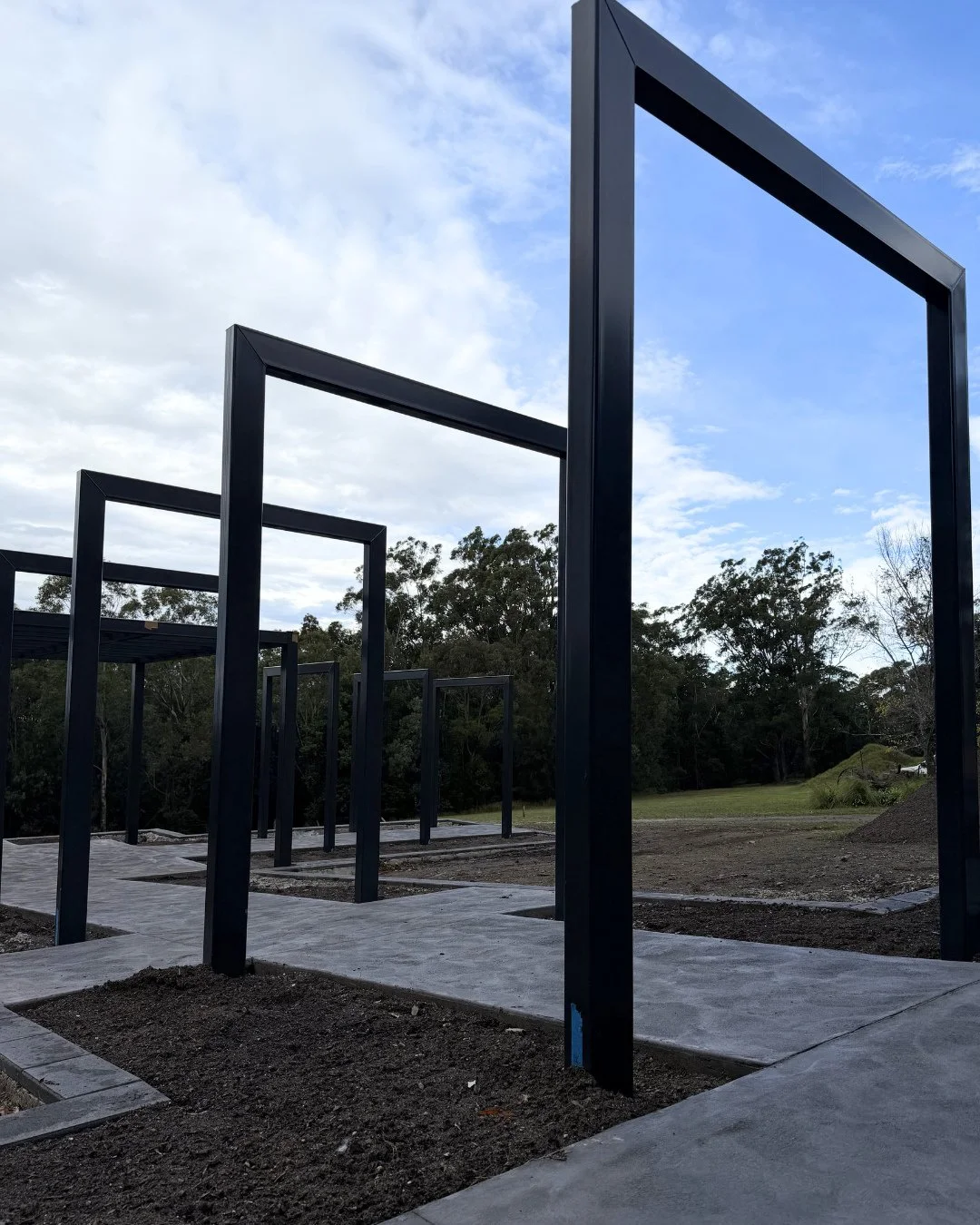 Arbor installation is complete in Oakdale!⁠
⁠
The team have been working hard on this build and we couldn't be happier with how this structural landscape is coming to life. ⁠
⁠
This outdoor space is guaranteed to be a beautiful addition to the home!