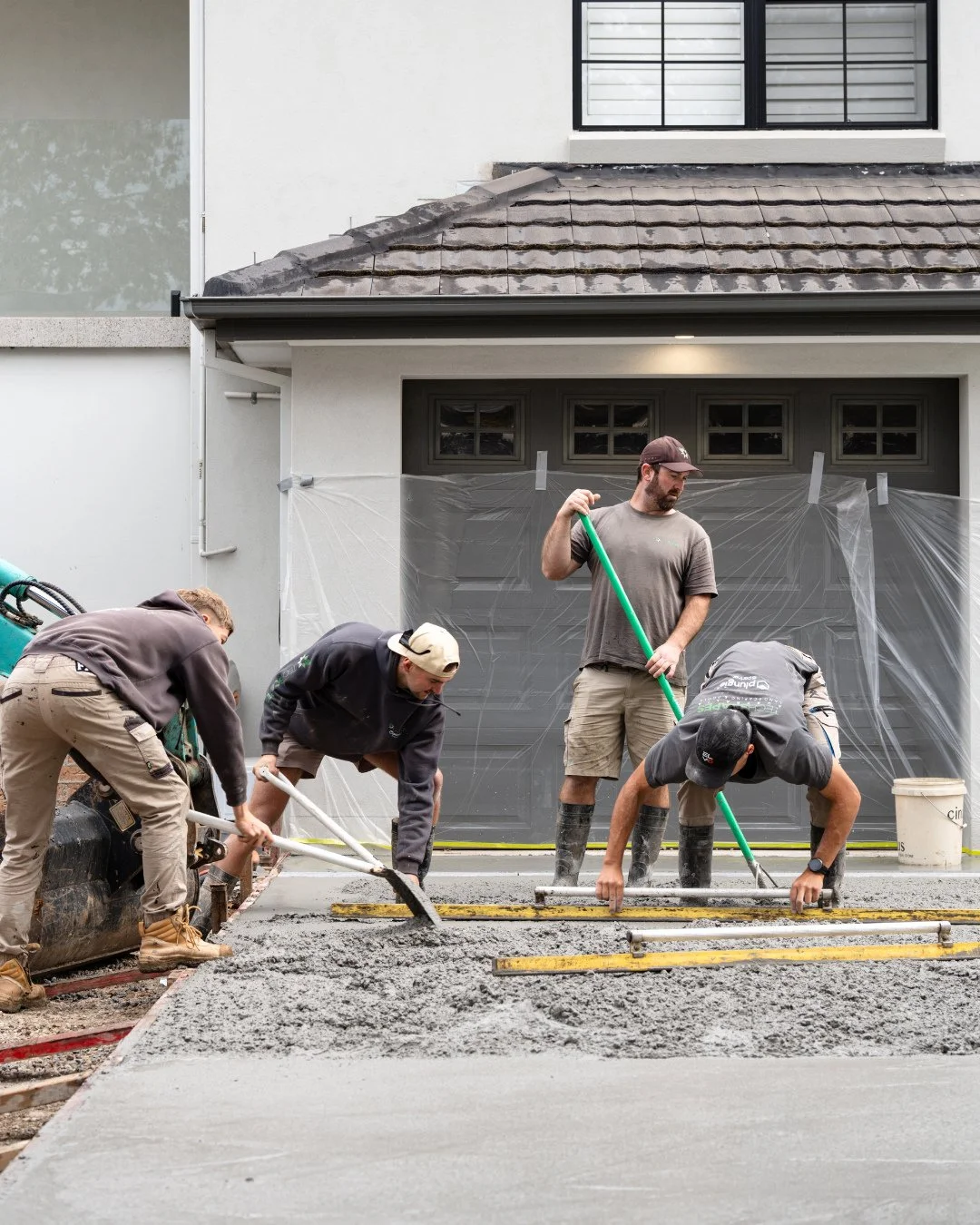 Hard work being put in at Kirkham!⁠
⁠
This project is coming together more and more every day with the progress we're making on the concrete driveway. ⁠
⁠
We can't wait to be able to deliver this finished result to our client!