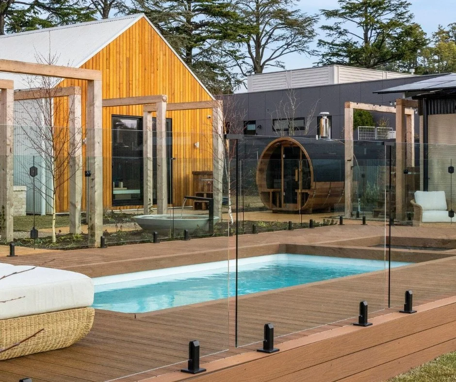 Throwback to last year's winning home on The Block, featuring a stunning Plungie Max pool!⁠
⁠
We love how the pool becomes the centrepiece of this beautiful backyard. The inspo doesn't stop here though, as Plungie remains the official pool supplier o