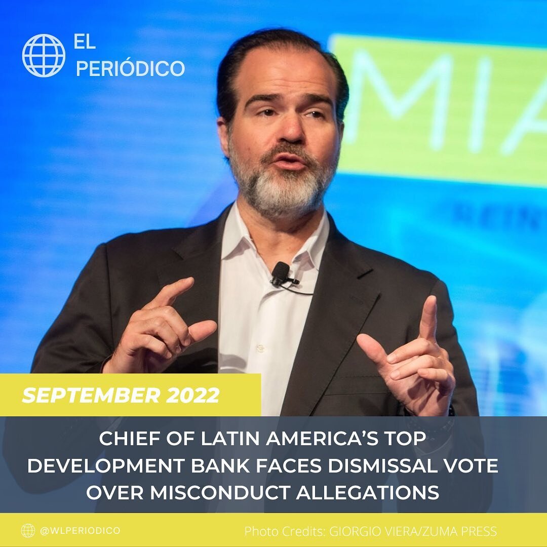 Mauricio Claver-Carone, who was appointed by the Trump administration to head the Inter-American Development Bank, violated ethics rules, an investigation found. 

Leading member states of the Inter-American Development Bank are expected to vote to d