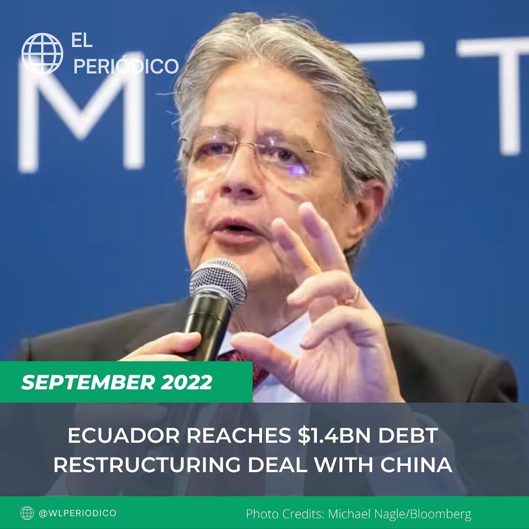 Ecuador announced on Monday night that it has reached a debt relief restructuring agreement with Chinese banks worth $1.4bn until 2025, as Beijing increasingly offers bailouts to countries at risk of financial crises.

The government of center-right 