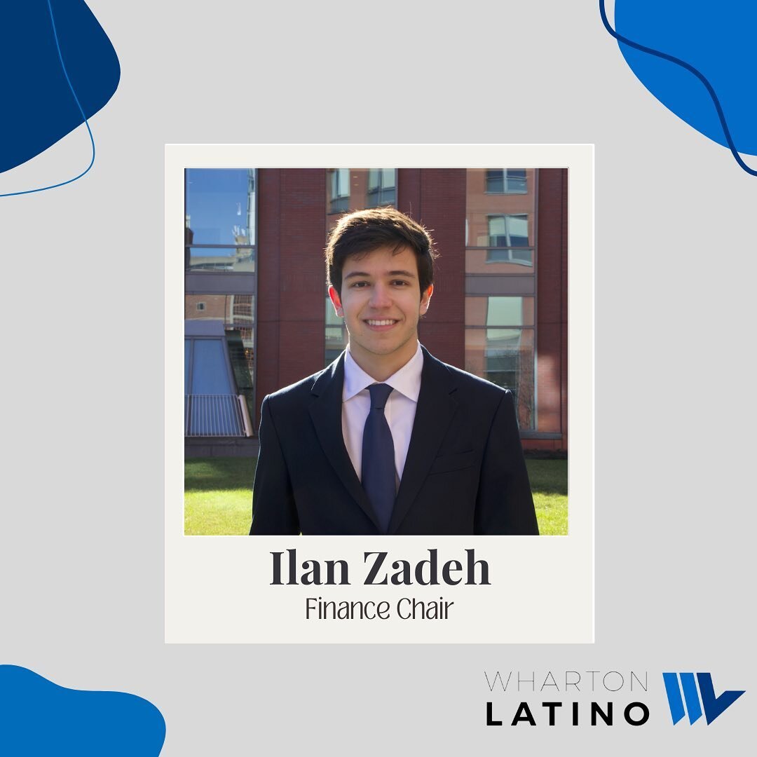 Introducing our Finance Chair, Ilan! 💙