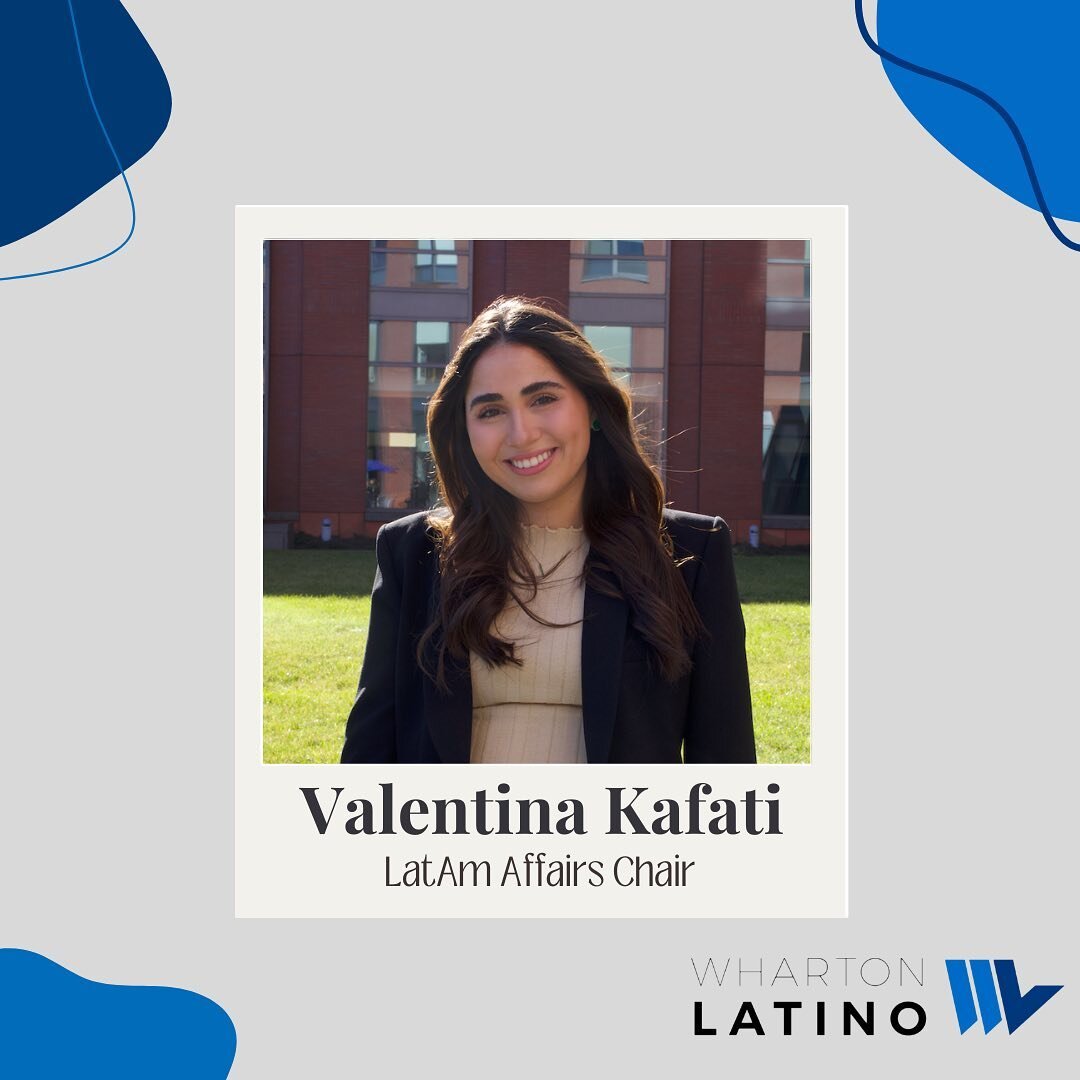Introducing our LatAm Affairs Chair, Valentina! 💙