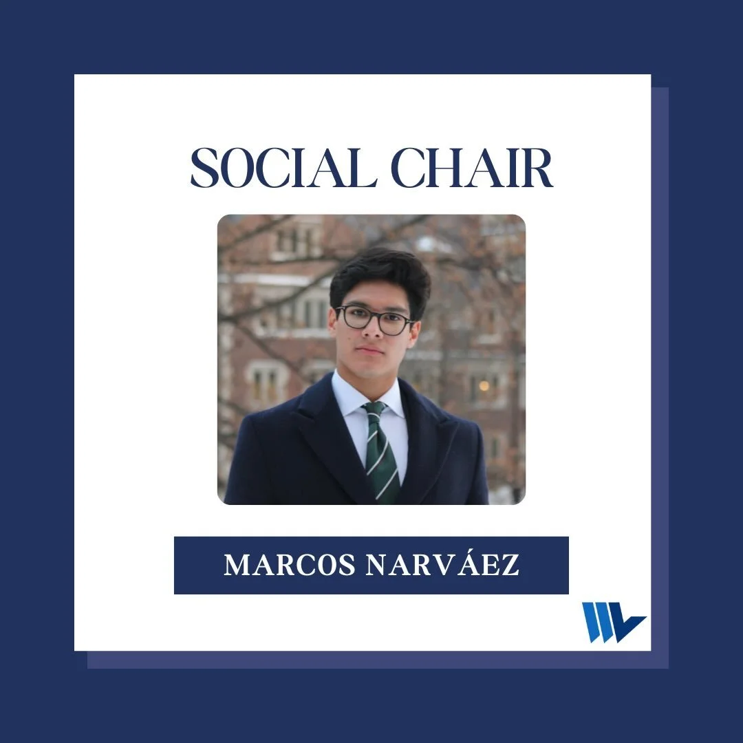 Introducing our 2026 Social Co-Chairs, Marcos, Fede &amp; Raffy! Welcome to the team! #WhartonLatino💙🤍