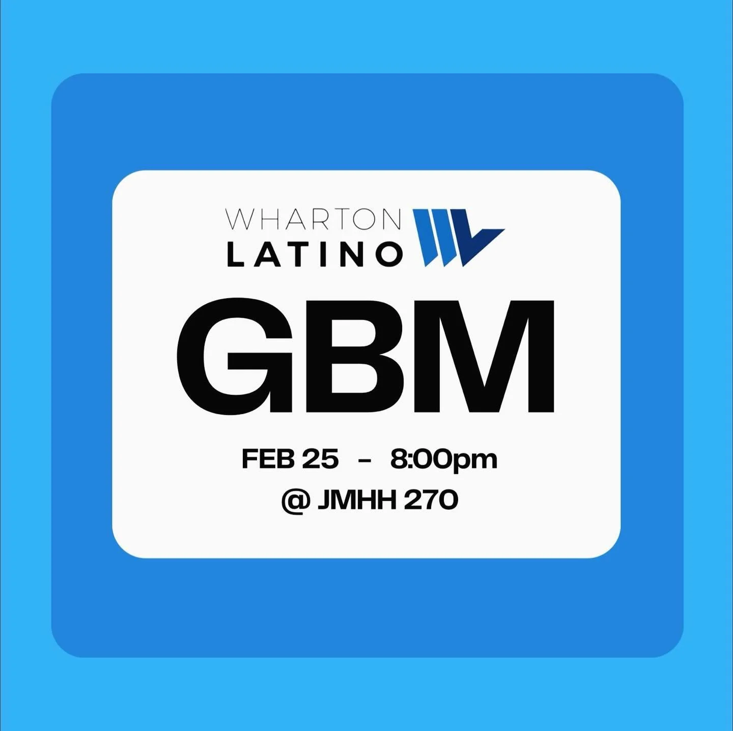 Excited for our second GBM of the semester!!🫵

Join us on Feb 25 at 8PM in JMHH 270 for a night of community, connection, and good vibes. Whether you&rsquo;ve been coming all year or it&rsquo;s your first time, we can&rsquo;t wait to see you there.
