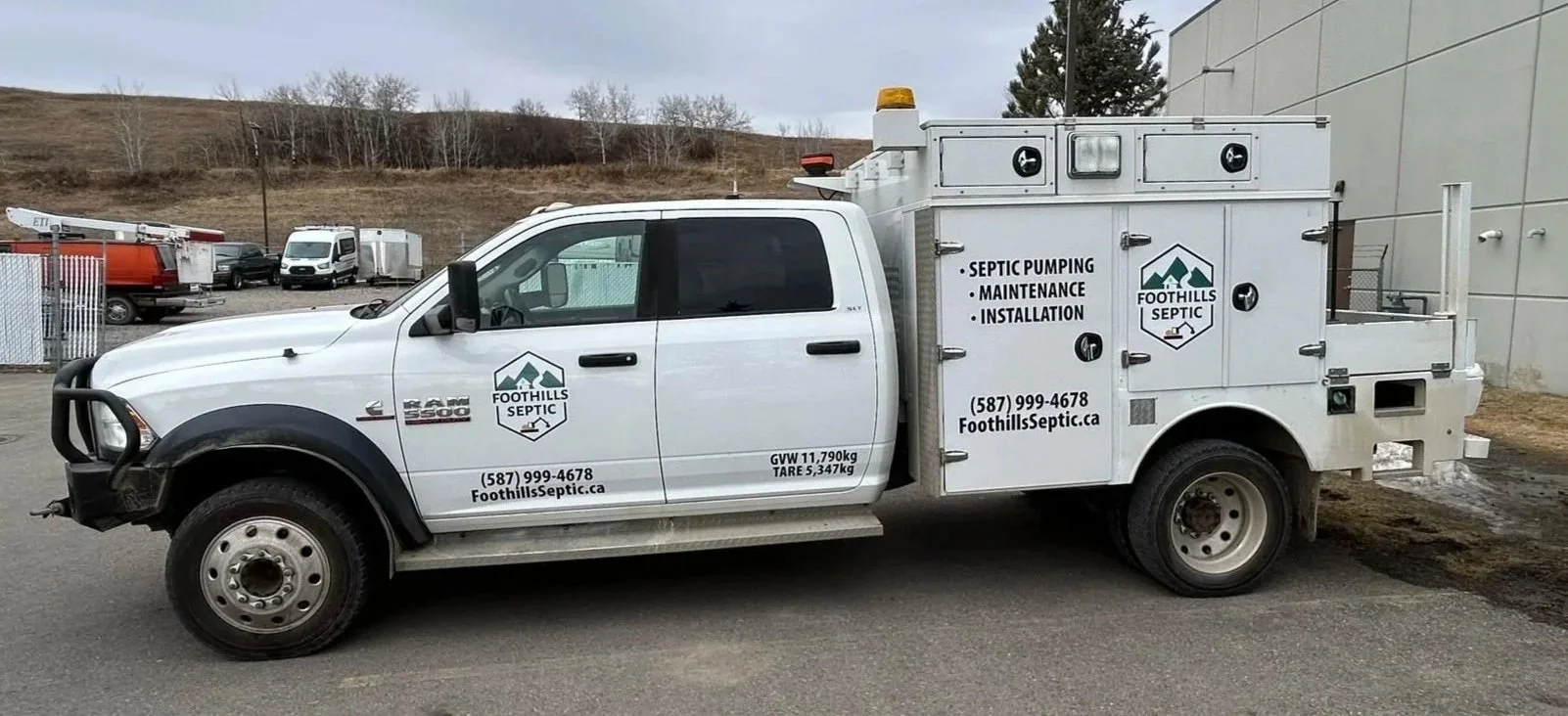 Foothills Septic Service Truck