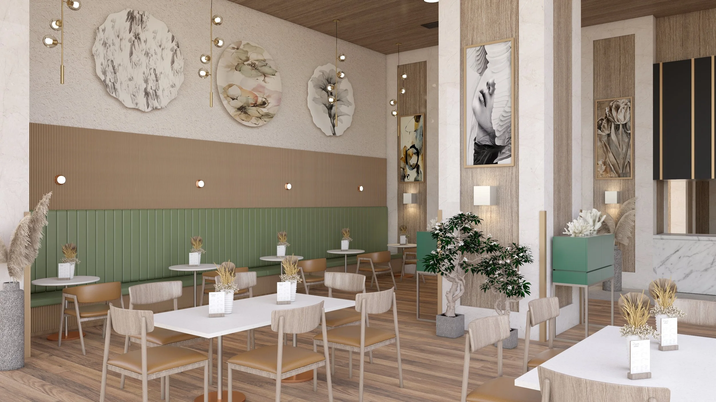 Address Restaurant Dubai Marina — Hats Interiors