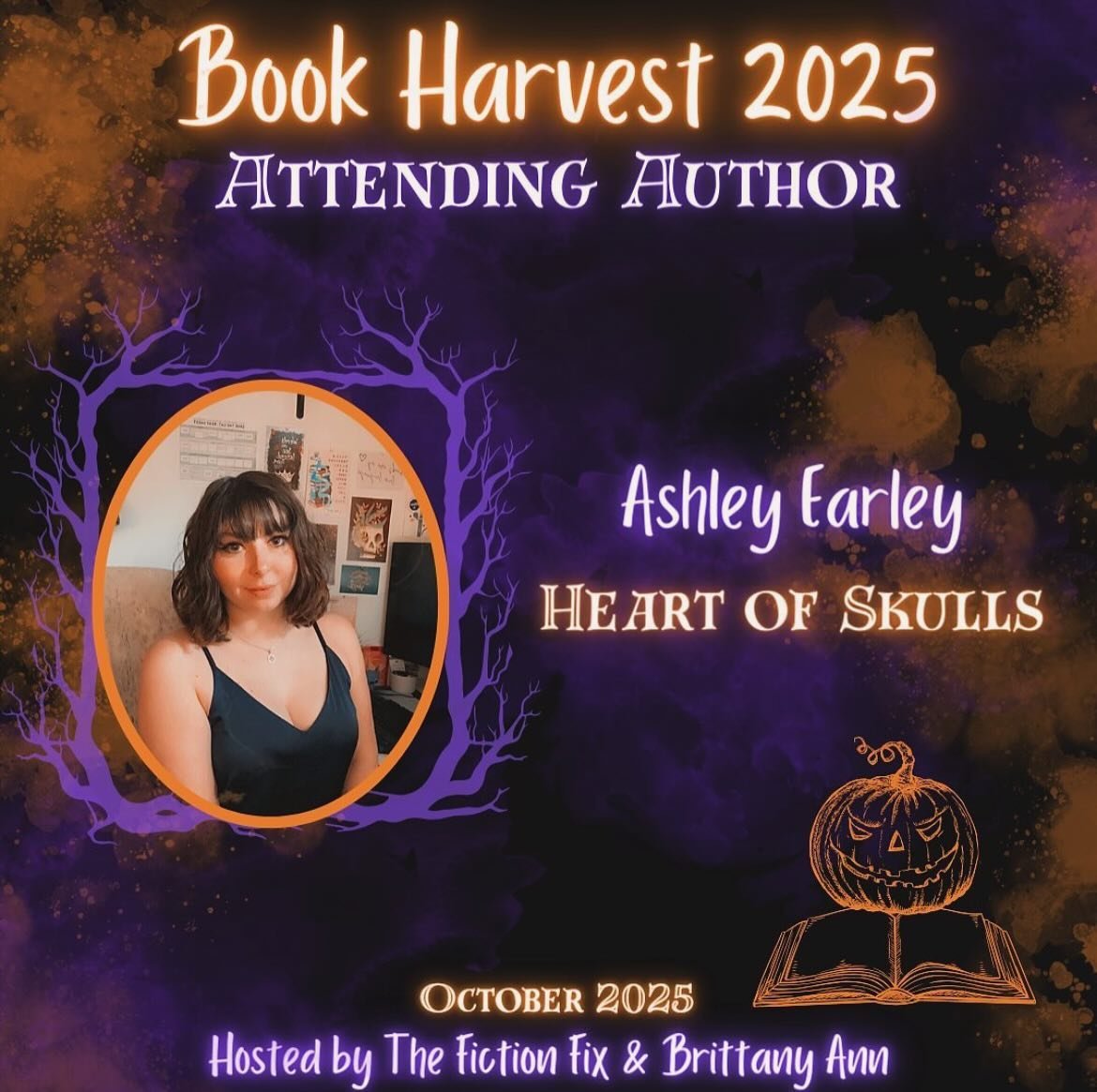 Hello bookish lovelies!

Did I mention I&rsquo;ll be at Book Harvest Book Convention in 2025? 🖤😉

I&rsquo;ll be sure to bring a lot of goodies, but I&rsquo;ve also got plans to have another book out or close to being out by October 2025. Fingers cr