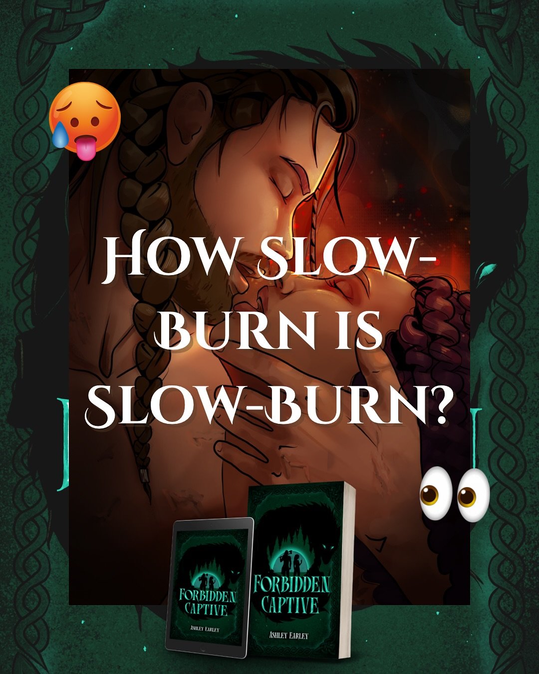 How Slow-Burn is Slow-Burn When It Comes to Forbidden Captive? ❤️&zwj;🔥👀

Forbidden Captive might be for you if you want enemies &gt; prisoner &gt; banter &gt; learning about each other &gt; maybe there is something more here? &gt; kiss &gt; snatch