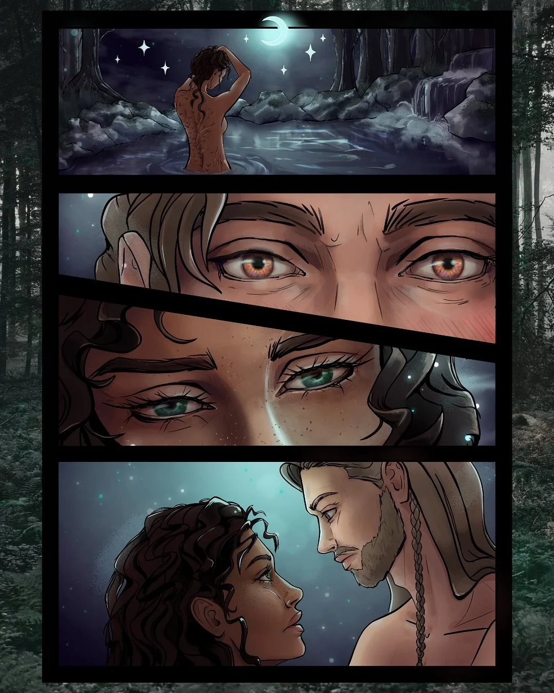 My breath caught in my chest. Stolen from my lungs.
I couldn’t think or see anything but her.
Wicked amusement gleamed in her eyes at the sight of me.
We both knew she’d been aware of my presence all along.
“I ... thought you we
