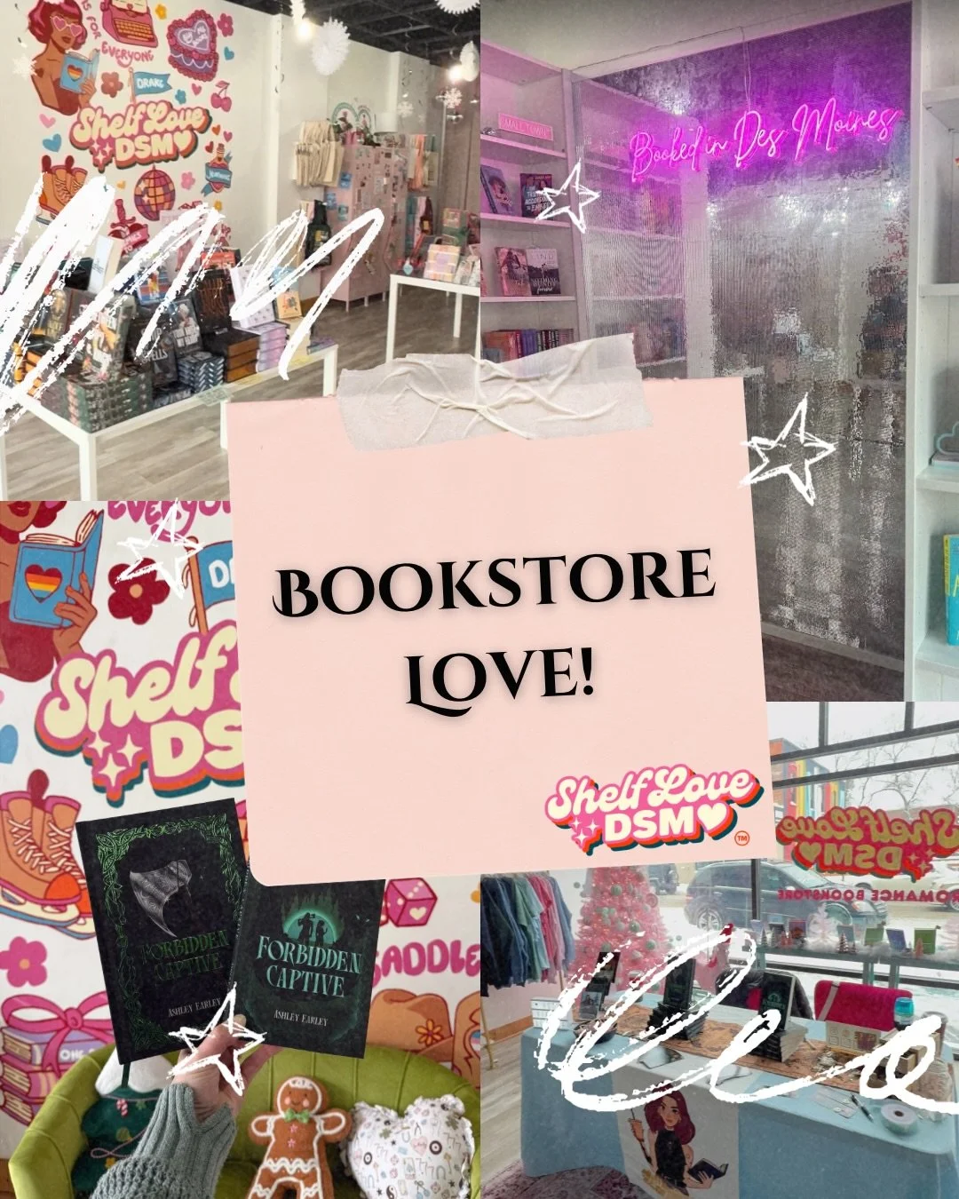 SUPPORT INDIE&mdash;authors and bookstores&mdash;whenever possible!

I had the amazing opportunity to do a signing at Shelf Love DSM last weekend, and despite the heavy snow, readers showed up in support! It was amazing to meet everyone! Sarah and he