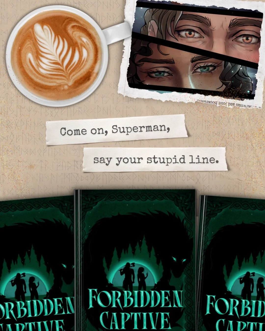 Come on, Superman, say your stupid line ...

🌿 &ldquo;I ... thought you were repulsed by me.&rdquo;
🌿 &ldquo;Hello, brother.&rdquo;
🌿 &ldquo;You deserved better.&rdquo;
🌿 &ldquo;Stop staring.&rdquo;

I mean, SWOON! 🤭❤️&zwj;🔥

Would you read a b