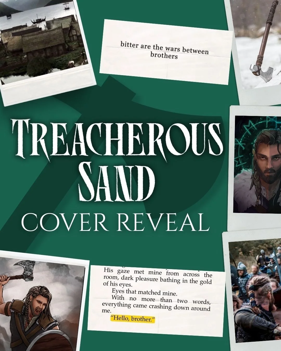 ✨𝐓𝐑𝐄𝐀𝐂𝐇𝐄𝐑𝐎𝐔𝐒 𝐒𝐀𝐍𝐃 COVER REVEAL✨

Who else is obsessed?! 🫢😍

A killing and a murder are not one and the same. Murder among Vikings involves concealing one&rsquo;s actions, leaving them untrustworthy.

The Viking King of Sandire has al