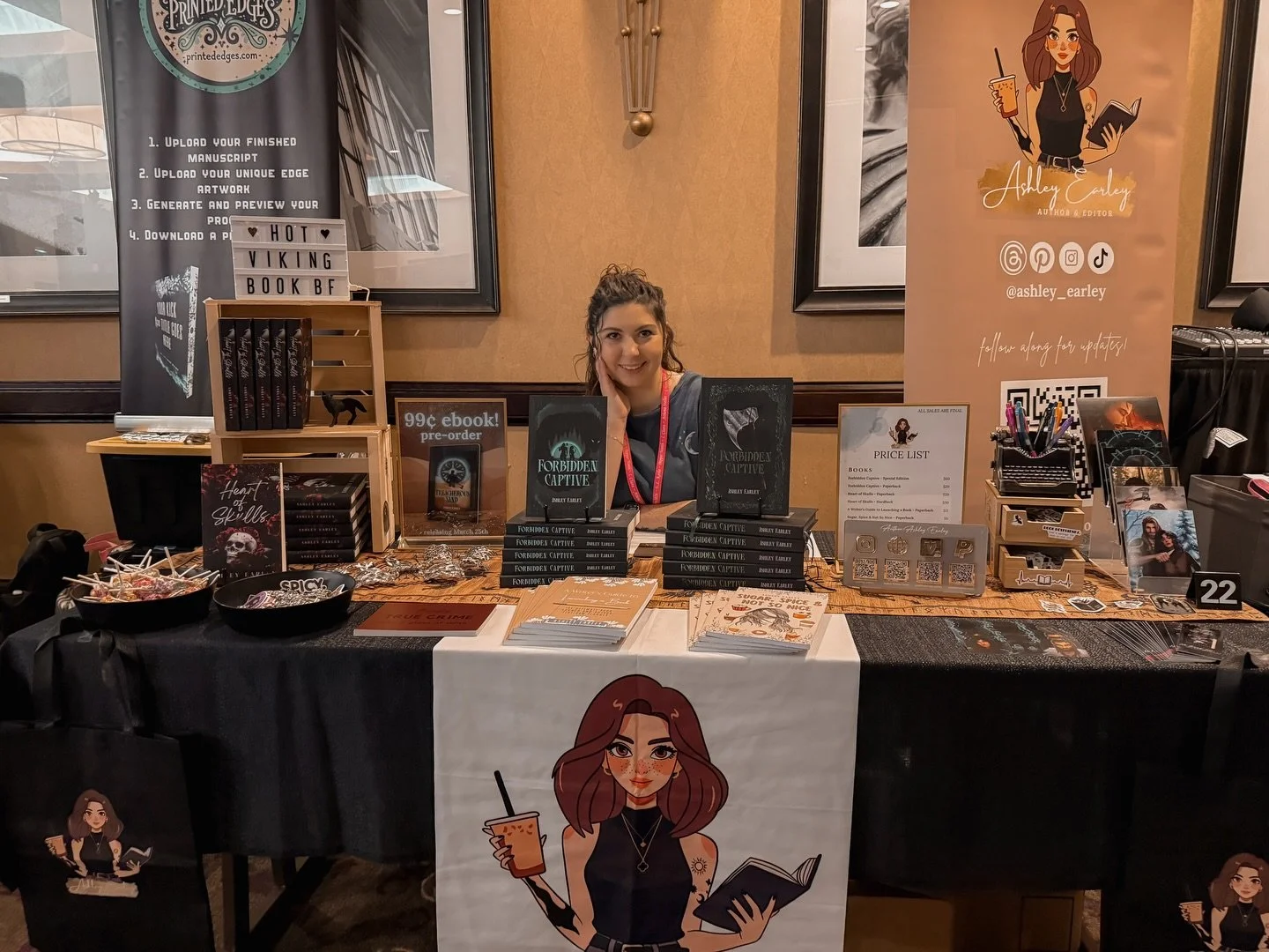 Come see me at Flirty in Kansas City today 🤗 I&rsquo;m hyped up on caffeine and am in the back at table 22!!!

Can&rsquo;t wait to meet everyone!

🏷️ hashtags &amp; keywords:
#flirtyinkansascity #booksta #bookstagram #flirtyinkc #romantasy | reel, 