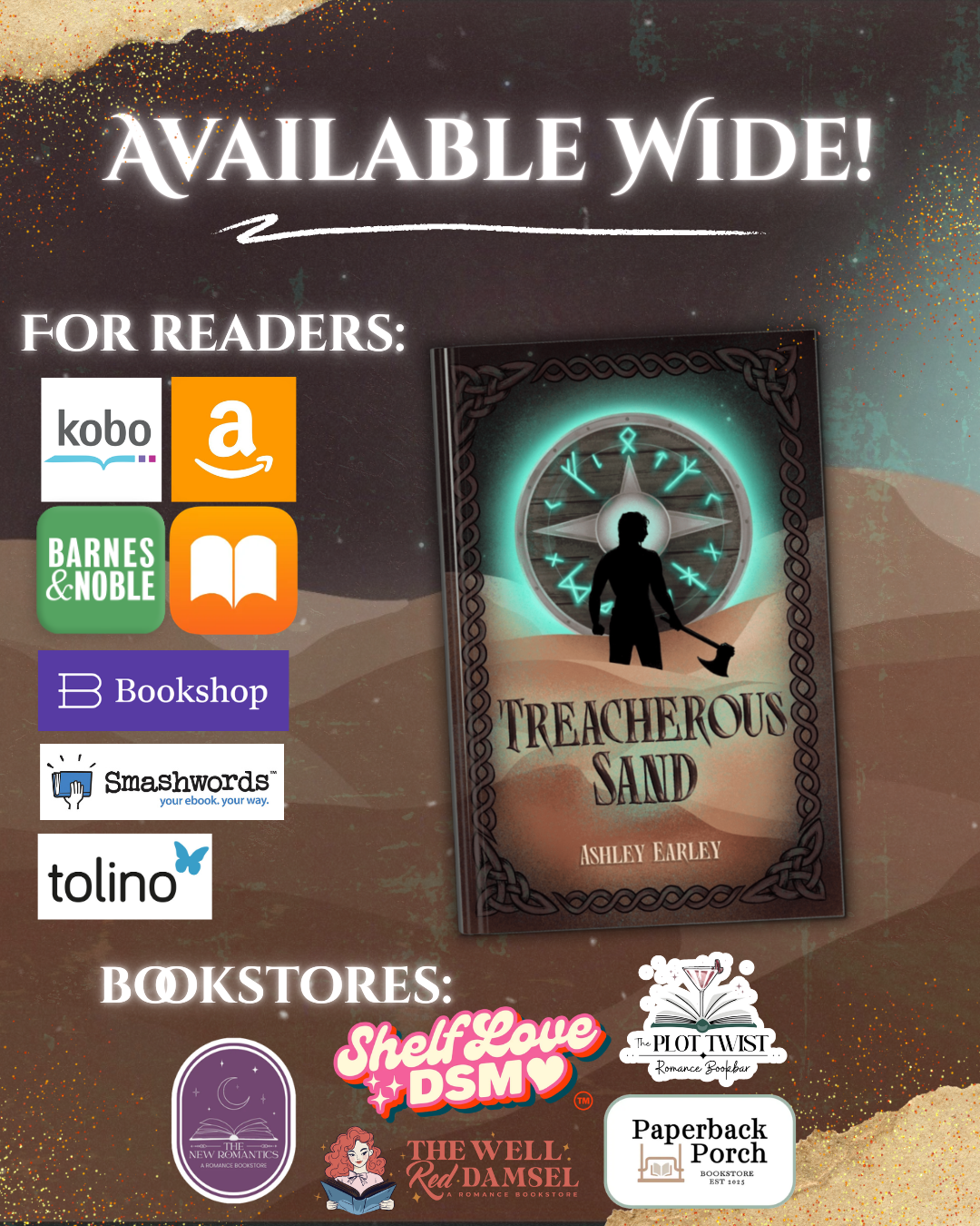 Pre-Order Treacherous Sand! One Month from Release!