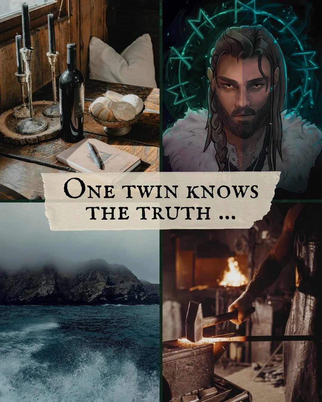 ❤️&zwj;🔥📖 𝐓𝐑𝐄𝐀𝐂𝐇𝐄𝐑𝐎𝐔𝐒 𝐒𝐀𝐍𝐃 is a Viking fantasy prequel novella where brotherhood fractures and power shifts like sand.

Riker was the golden son&mdash;until the realm named him a traitor.

Keyon was the gentler twin&mdash;never meant