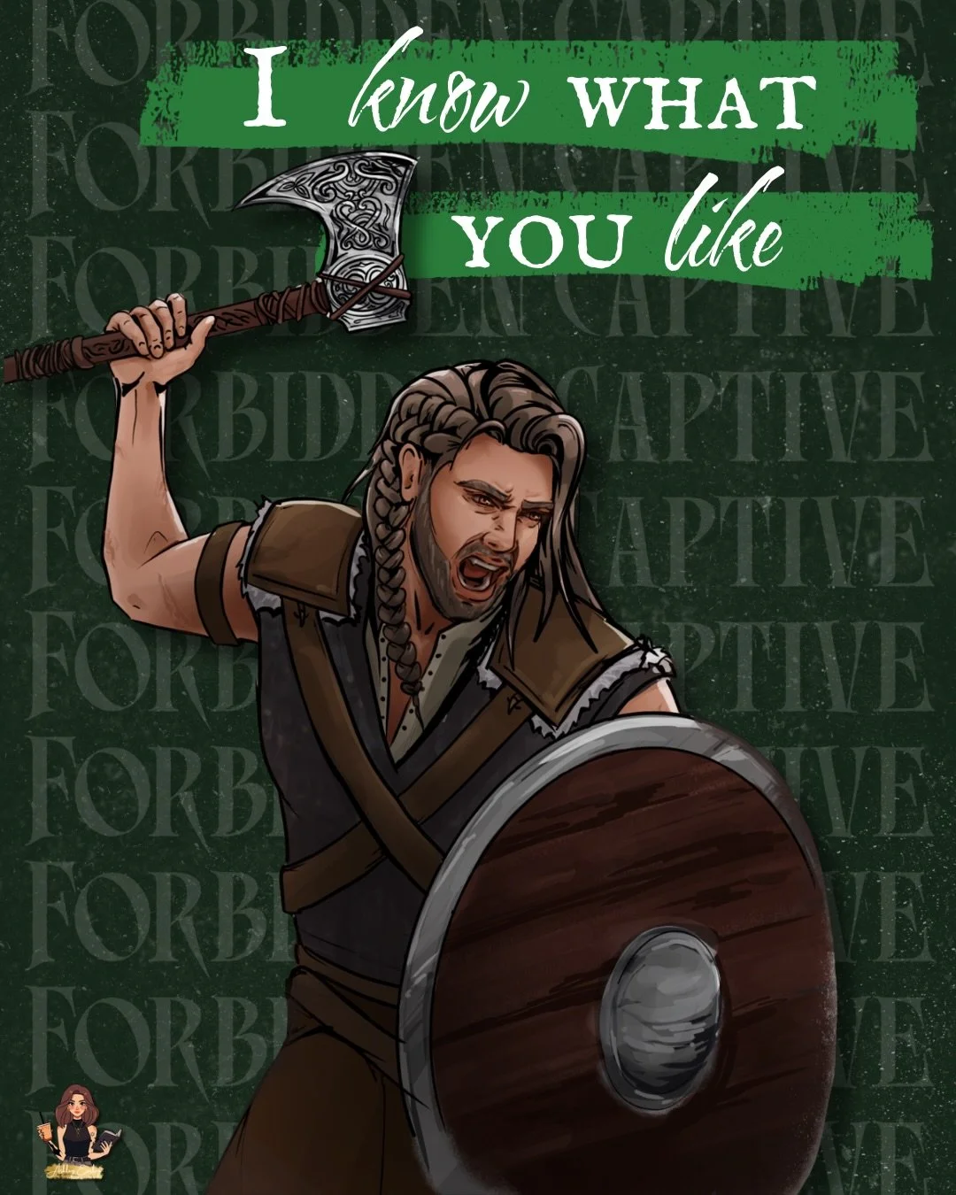 I know what Riker likes ... 🤭

Nothing to do with his enemy Zyra ... until that&rsquo;s not true anymore hehe!

❤️&zwj;🔥📖 𝐅𝐎𝐑𝐁𝐈𝐃𝐃𝐄𝐍 𝐂𝐀𝐏𝐓𝐈𝐕𝐄 is a TRUE enemies to lovers romantasy between a Viking Prince and a wolf shapeshifter.

He 