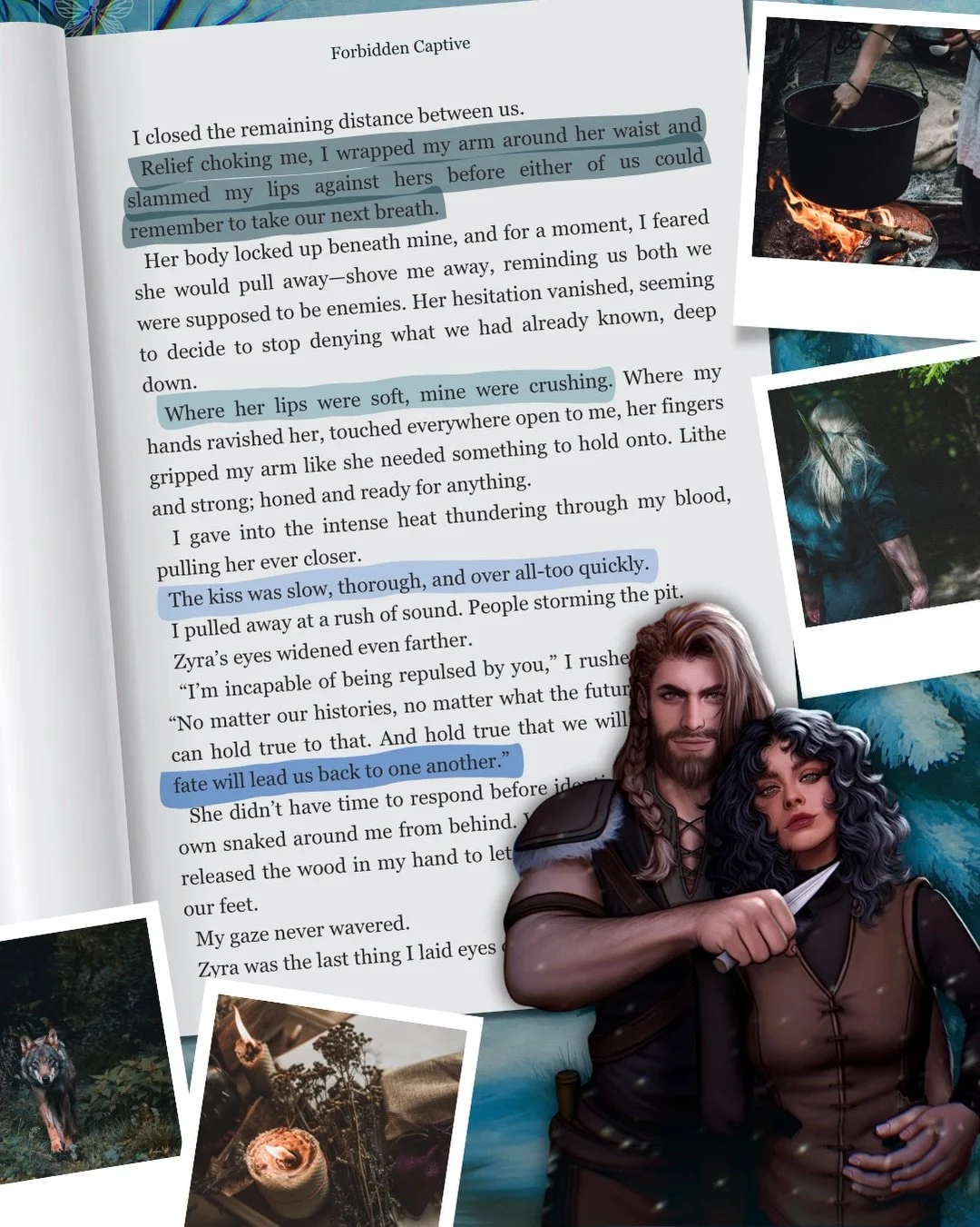 KISS KISS KISS! ✨ Scream it with me!

Did I mention this doesn&rsquo;t happen until 95%? 🤭 It&rsquo;s a slow burn after all ...

❤️&zwj;🔥📖 𝐅𝐎𝐑𝐁𝐈𝐃𝐃𝐄𝐍 𝐂𝐀𝐏𝐓𝐈𝐕𝐄 is a TRUE enemies to lovers romantasy between a Viking Prince and a wolf s