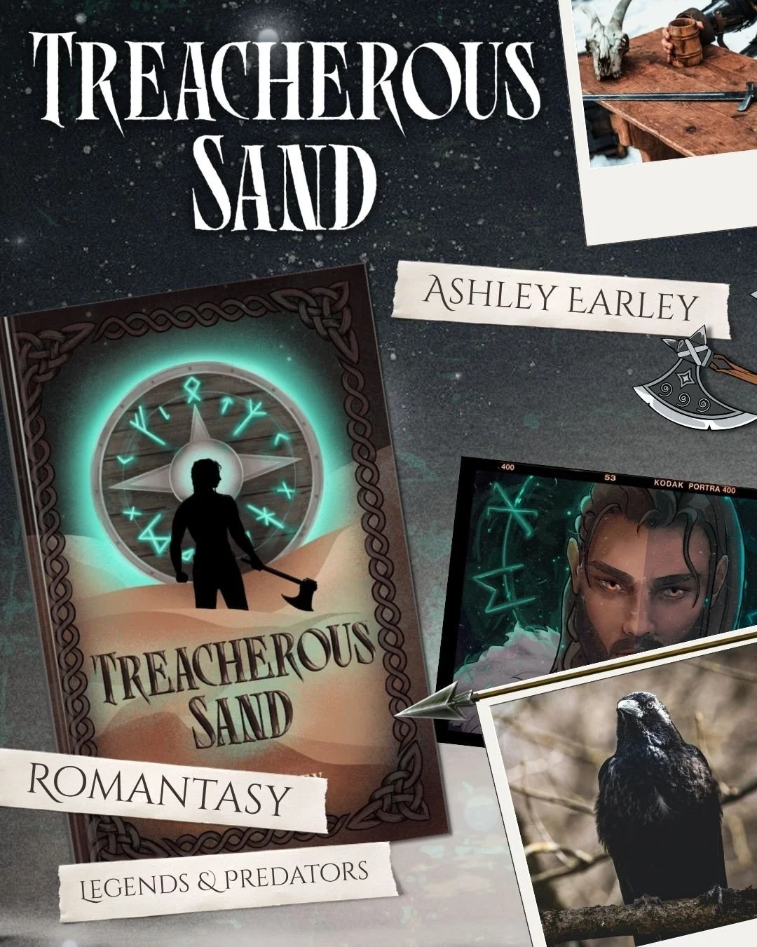 DON&rsquo;T FORGET&mdash;you can read their story now! Who wouldn&rsquo;t want to read a novella about twin Viking princes?! 📖✨⚔️

📖 𝐓𝐑𝐄𝐀𝐂𝐇𝐄𝐑𝐎𝐔𝐒 𝐒𝐀𝐍𝐃 is a Viking fantasy prequel novella where brotherhood fractures and power shifts li