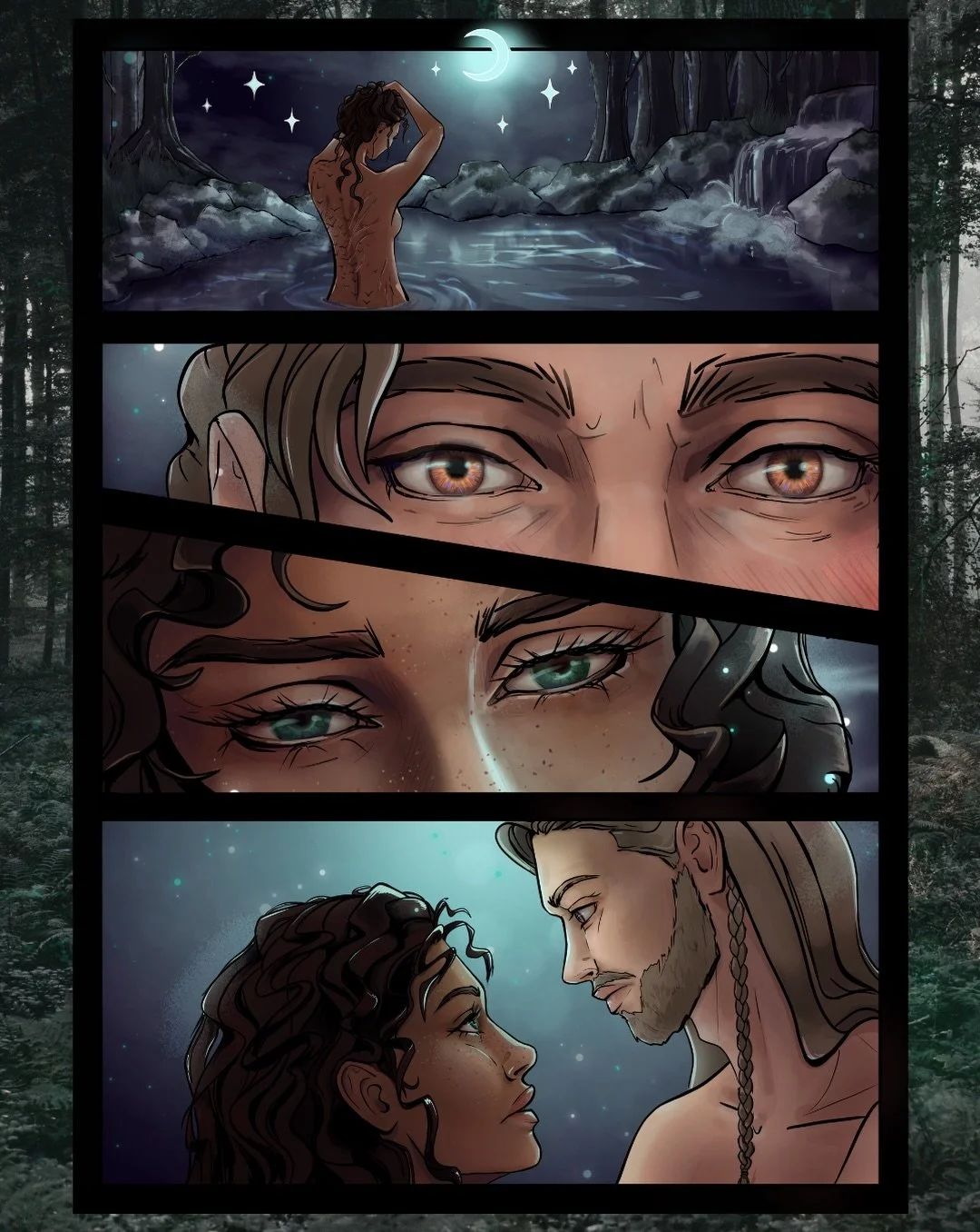 My breath caught in my chest. Stolen from my lungs.

I couldn&rsquo;t think or see anything but her.

Wicked amusement gleamed in her eyes at the sight of me.

We both knew she&rsquo;d been aware of my presence all along.

&ldquo;I ... thought you we