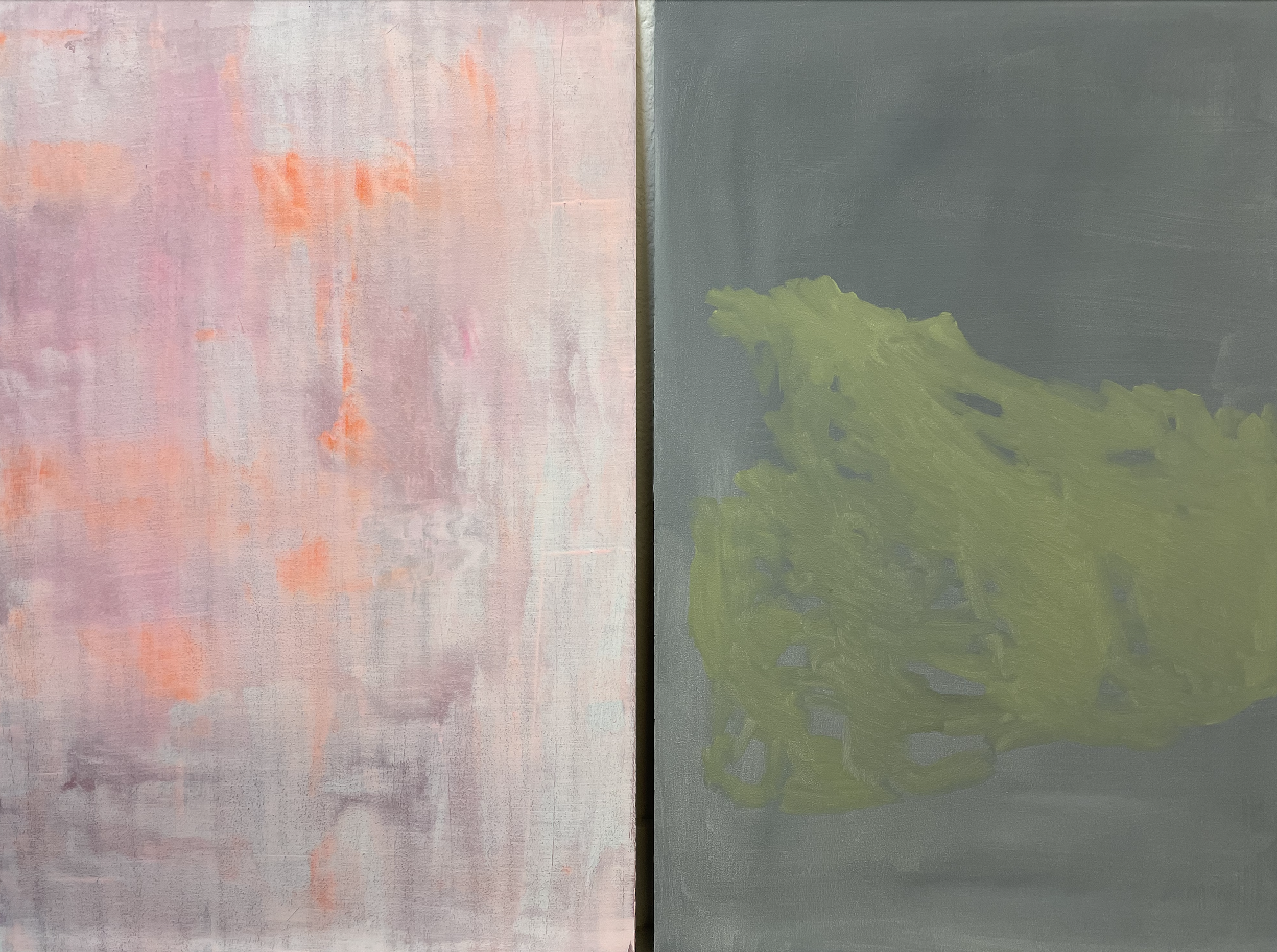 "phase 3/4" / acrylic on wood / each 60cmx40cm, 2026