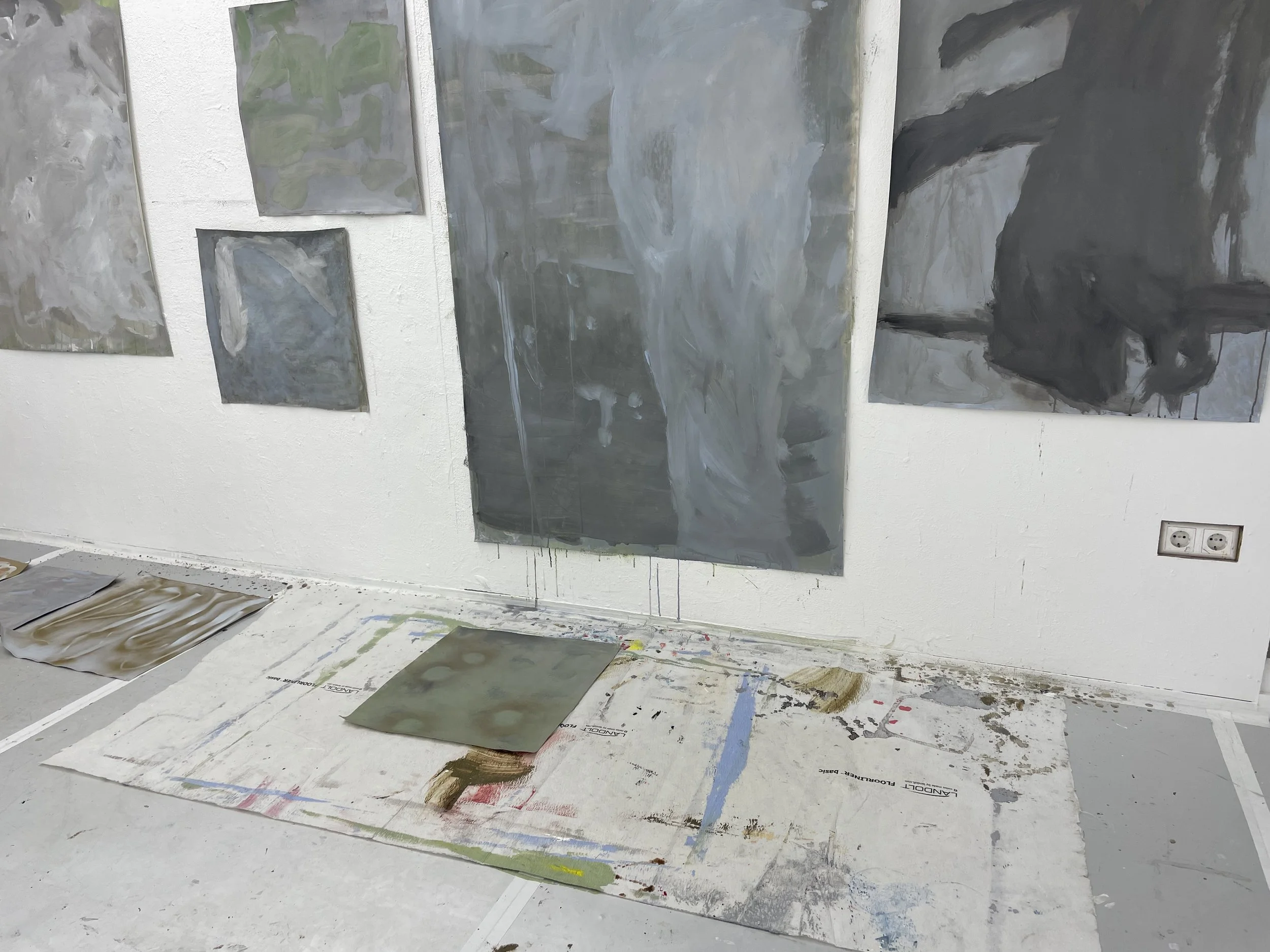 assemblage / acrylic on canvas / various measures , 2026