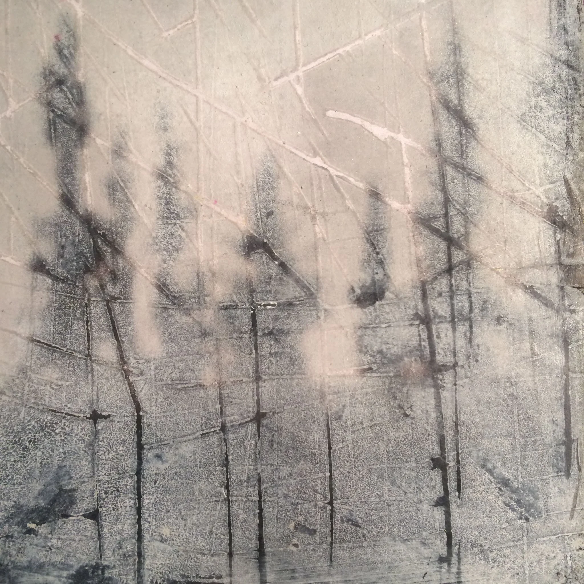 "impressions" / relief print on linocut/ / 18cmx18cm, 2022