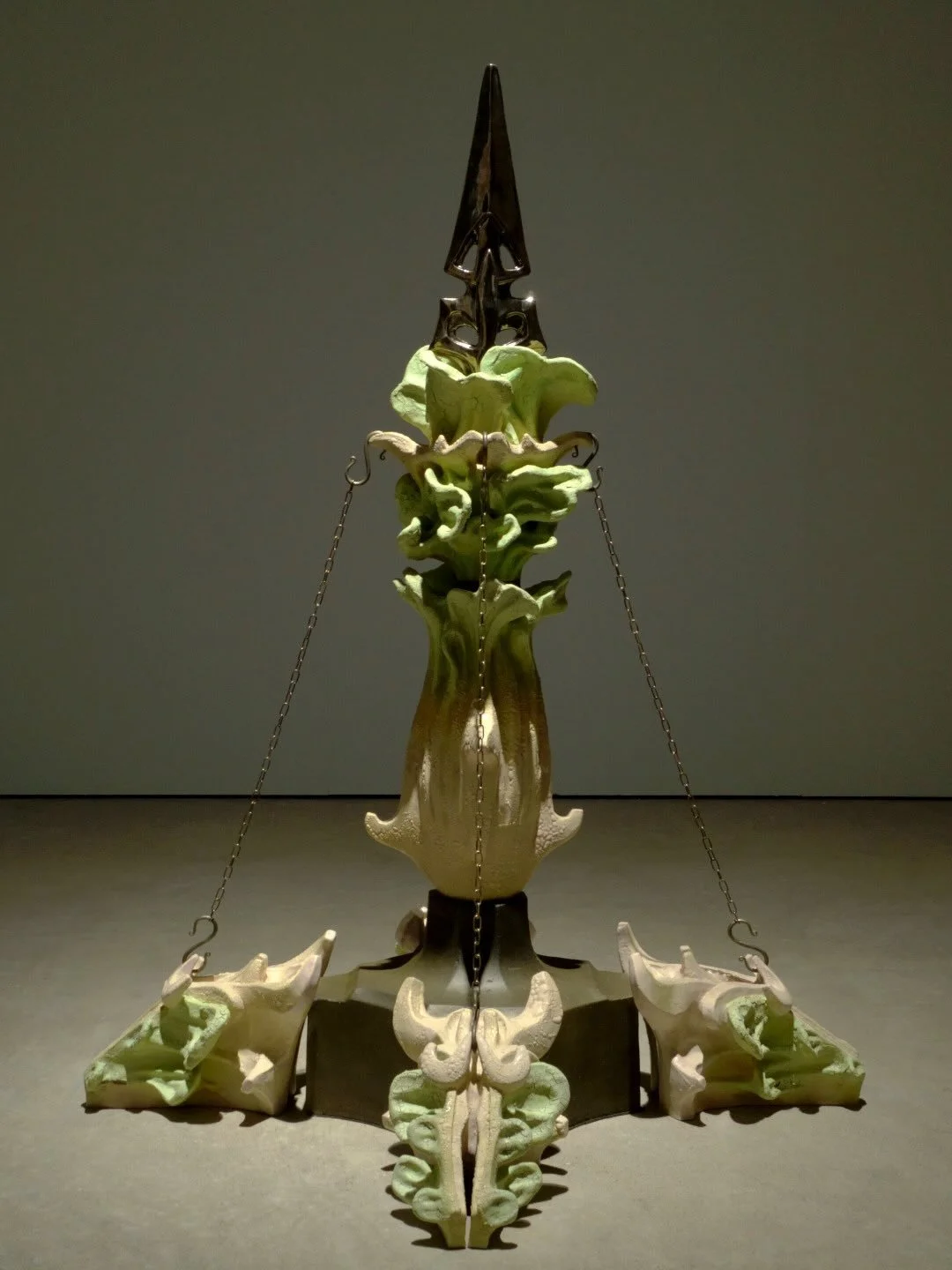 :
YOUNG POOL / JO SULALAMPI

A central theme in their work is the complex and twisted relationship between humans and nature. Their multidisciplinary works include sculptures for tropical orchids at the Turku University Botanical Garden (2025) and ce