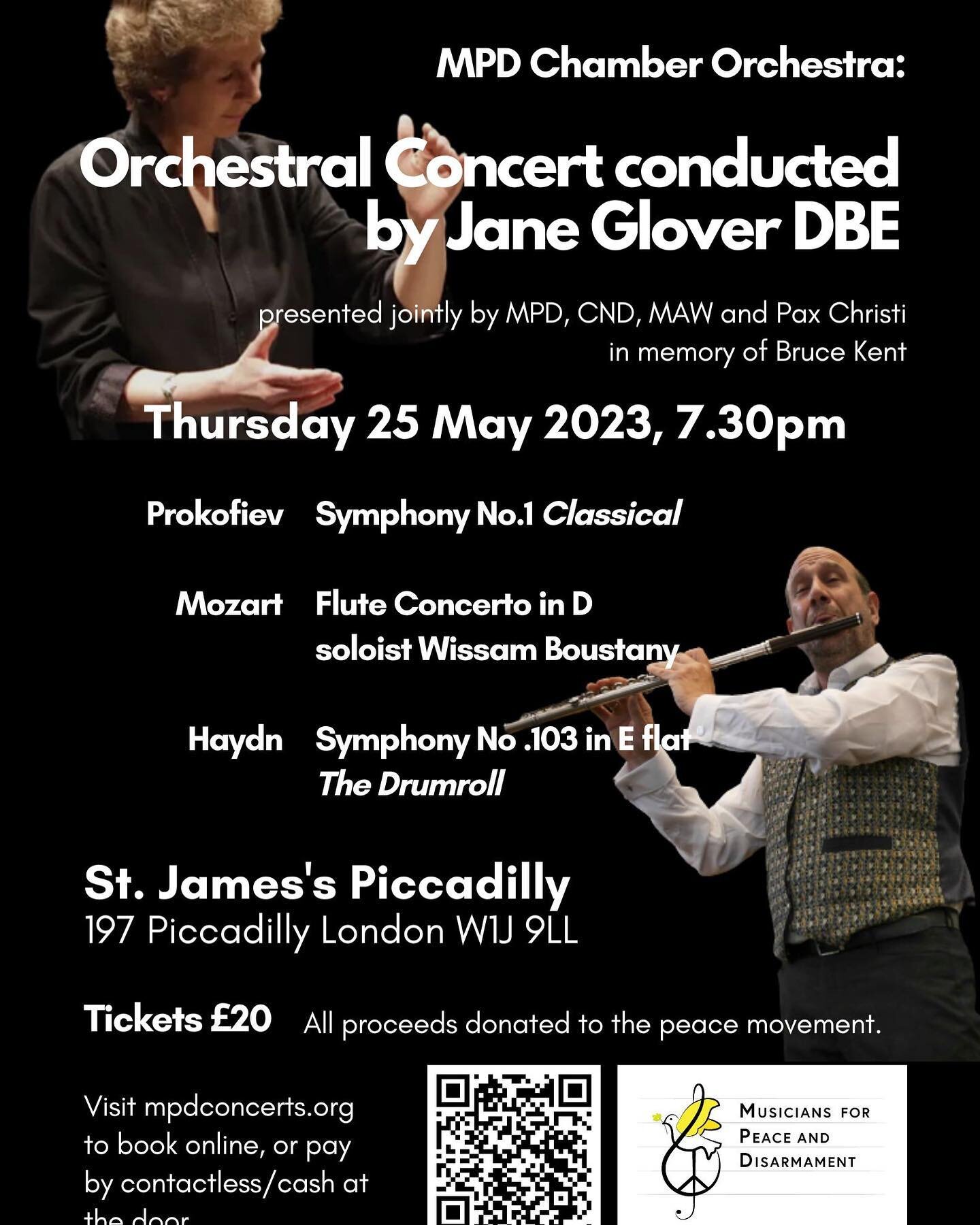 I have always looked forward to MPD concerts. 

This year I am rediscovering Mozart's Concerto in D....what an uplifting piece! 

Come see the sun shine out of my....FLUTE!!!!!

#liveconcert #londonconcert #fluteworld