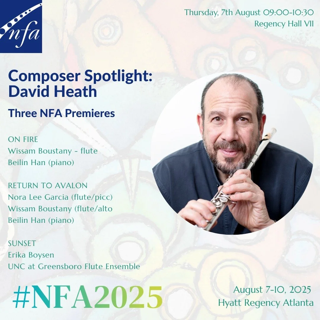 I look forward to seeing you at The National Flute Association Convention in Atlanta, this summer...thanks to @marianagariazzo for her endless energy and empathy in creating a wonderful programme of events. 

The convention theme is UNITY &amp; UNIVE