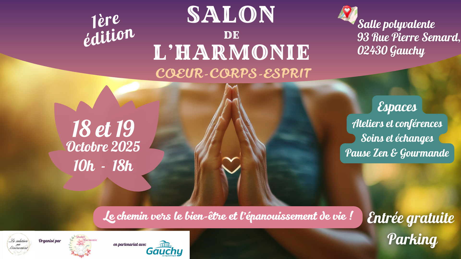 ✨🌿 💖Salon de l’Harmonie Cœur – Corps – Esprit 💖🌿✨