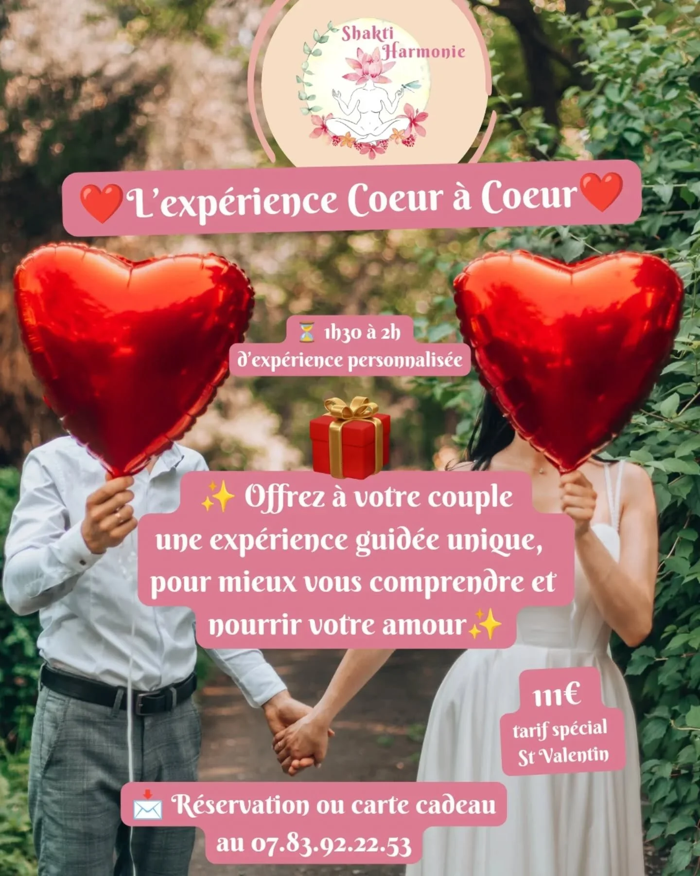 💝 Cette Saint-Valentin, offrez &agrave; votre couple plus qu&rsquo;un cadeau.
Des fleurs fanent.
Le chocolat se mange.
Mais prendre soin de votre lien, avec authenticit&eacute;&hellip; &ccedil;a se cultive dans le temps.

❤️ C&oelig;ur &agrave; C&oe