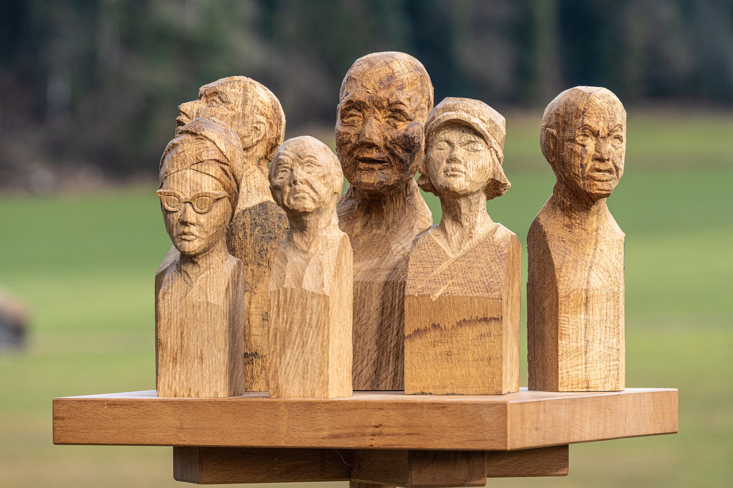 Holzmodelle Ausstellung Kopf:Sache
