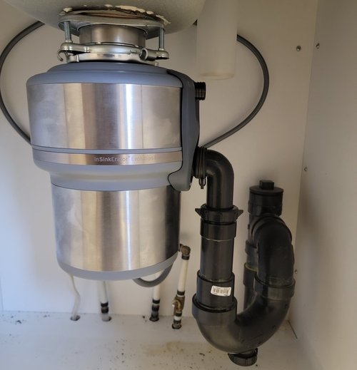 Garbage disposal sink grinder installation