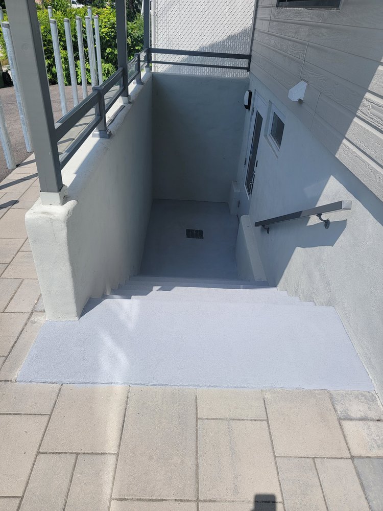 Revêtement d’escaliers en béton